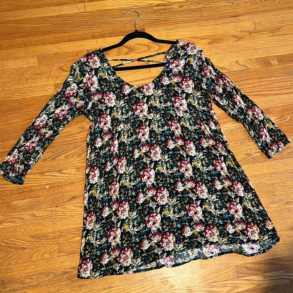 Floral Tunic Top or Mini Dress from Knot Sisters